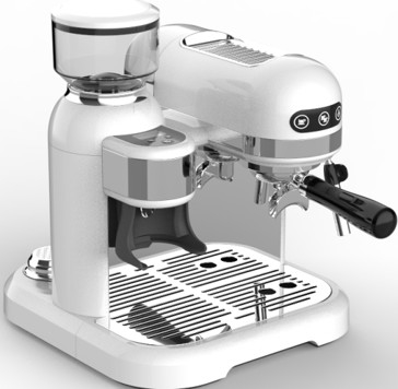 fabricante de café elétrico branco da máquina de café 1500W 318,5 milímetros
