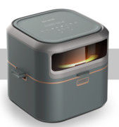 Countertop No Oil 6500ml High Temperature Air Fryer 288mm Height