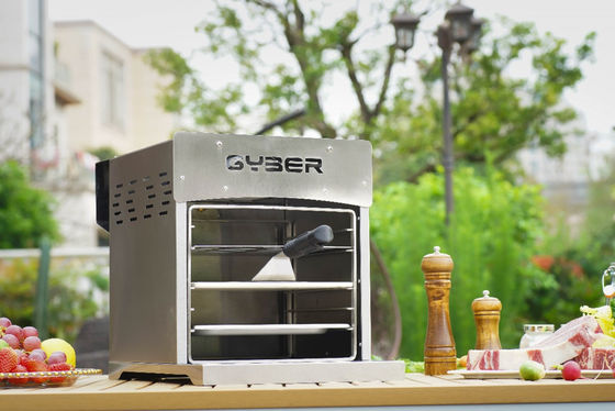 Prova de corrosão infravermelha da grade do bife da cozinha 4kw Beefer com pedra da pizza