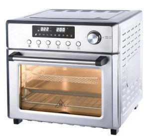 Forno de aço inoxidável livre do torradeira da frigideira do ar da convecção 25litre do óleo