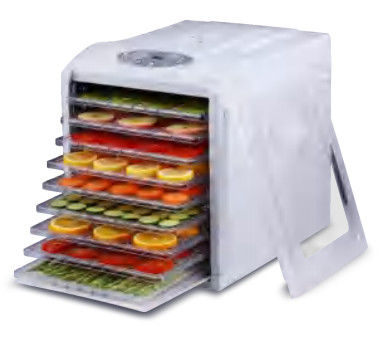 Desidratador elétrico ajustável do alimento do termostato 220V 600W caseiro