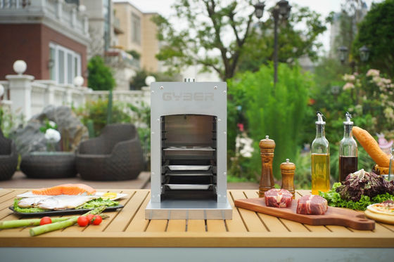 Grade elétrica 430 de aço inoxidável do bife de 3500W Beefer para a casa